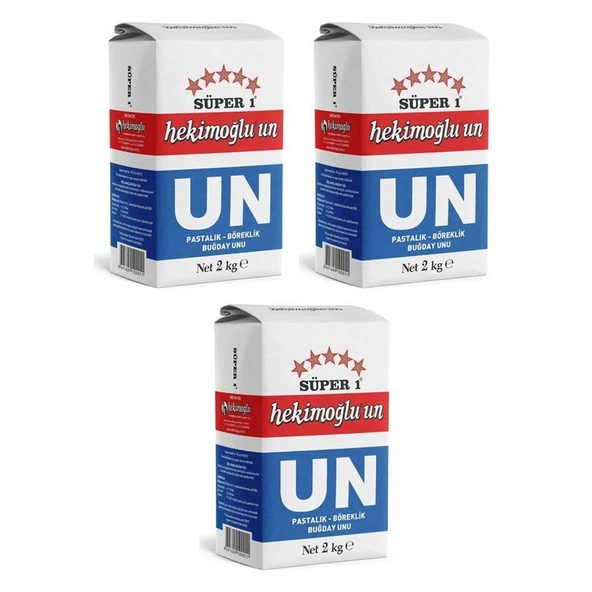 Hekimoğlu Un 2 kg 3 lü - 1