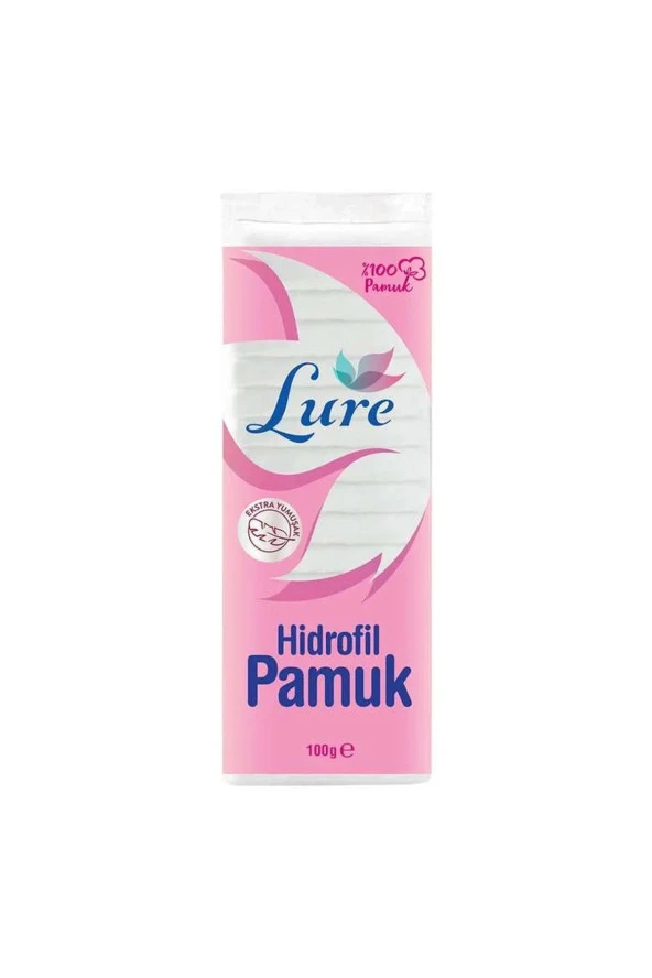 LURE 2 Adet Hidrofil Pamuk 100 G