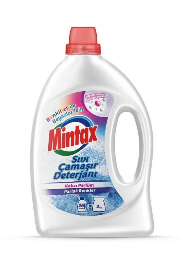 MİNTAX Sıvı Çamaşır Deterjanı 1690 Ml Renkliler Ve Beyazlar İçin - 1