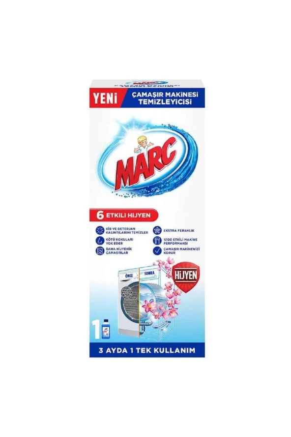 MARC Çamaşır Makinesi Temizleyici & Koruyucu Kireç Önleyici 250 Ml
