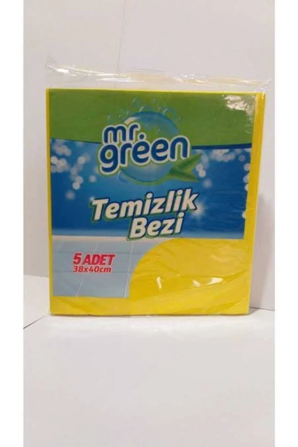 MR GREEN Temizlik Bezi 5'Li 38 X 40 Cm