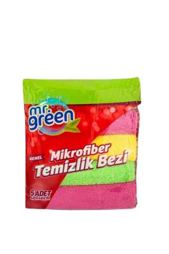 MR GREEN Mikrofiber Temizlik Bezi 5 Li