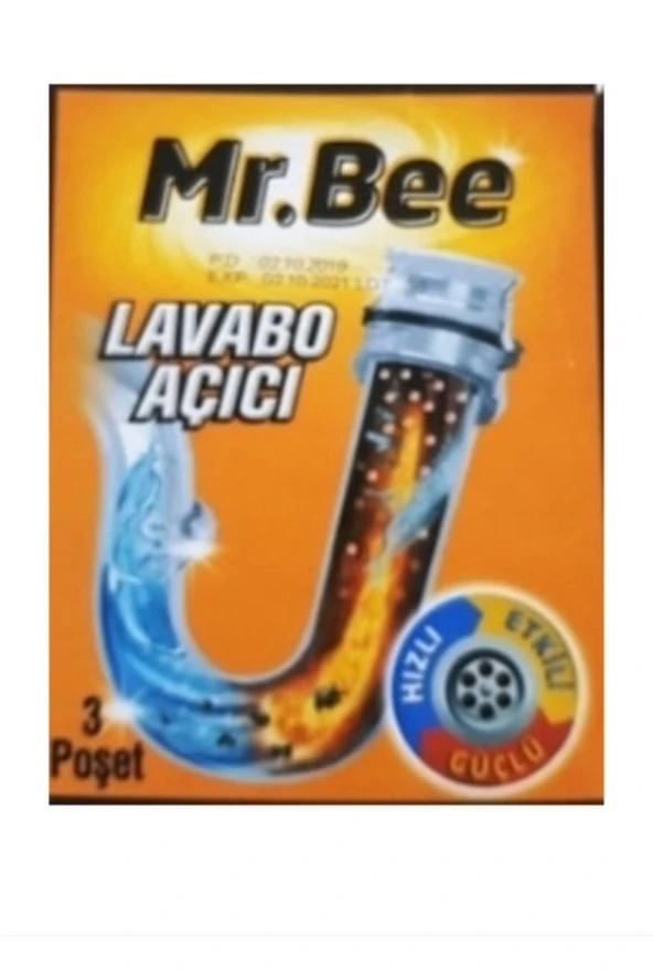 MR.BEE Mr Bee Lavabo Açıcı 3 Lü