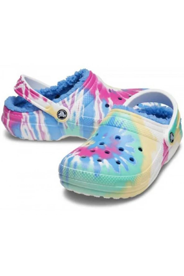 Classic lined tiedye grphc clog