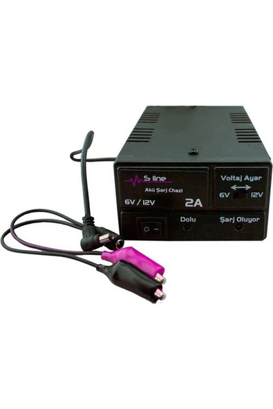 AD-61202 6V/12V 4A Akü Şarj Adaptörü - 2