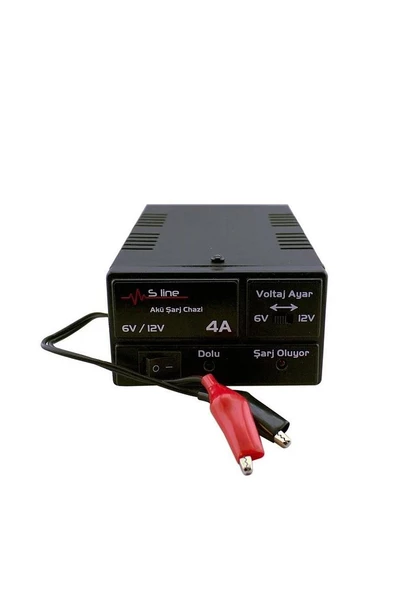 AD-61202 6V/12V 4A Akü Şarj Adaptörü