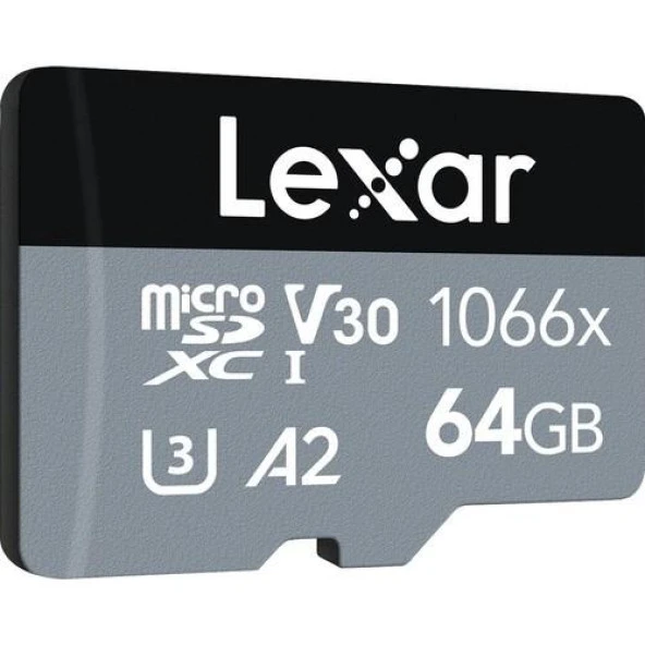 Lexar 64GB Professional 1066X UHSI Micro SD Hafıza Kartı
