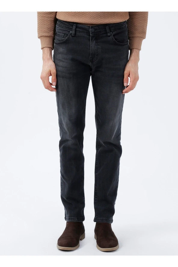 Normal Bel Normal Paça Regular Fit Gri Erkek Pantolon Pn2016600114 - Resim 2