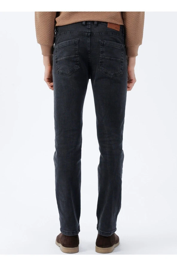 Normal Bel Normal Paça Regular Fit Gri Erkek Pantolon Pn2016600114 - Resim 4