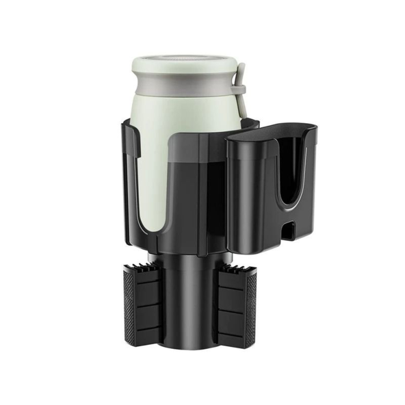 Oto Araç İçi Bardak Tutucu Telefon Tutucu Araba Bardaklık Ayarlanabilir Siyah fr337 - 3