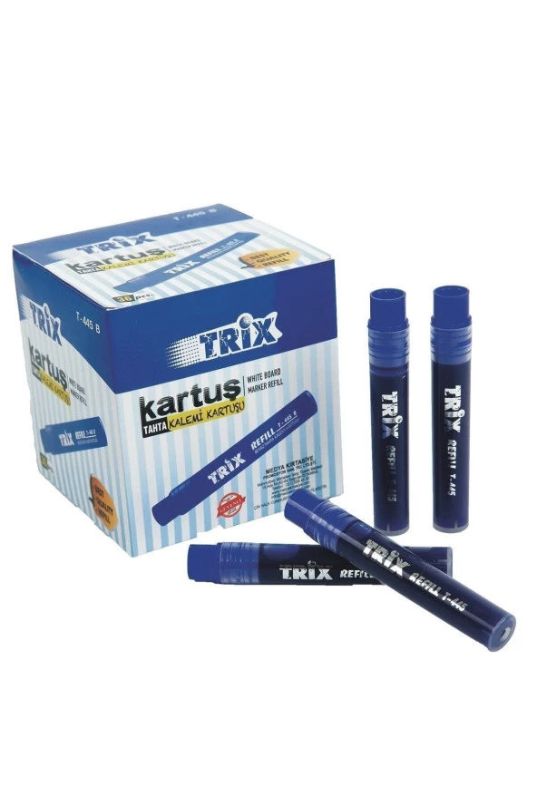 Trix Tahta Kalem Kartuşu Mavi T-445B