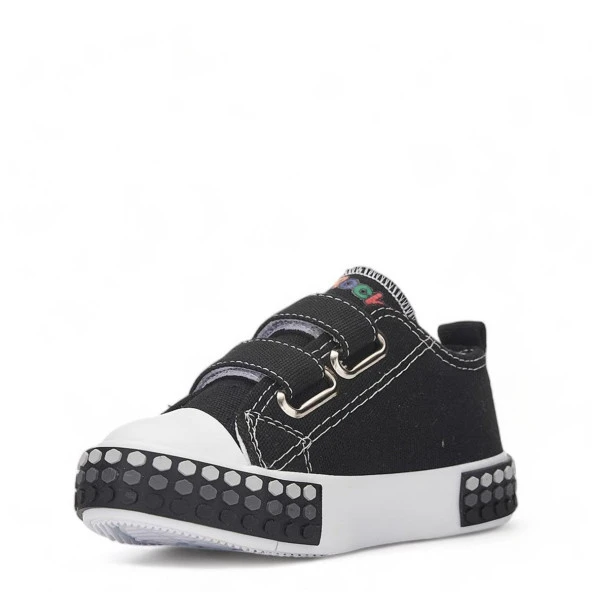 Albishoes Unisex Çocuk Kız Erkek Yazlık Hafif Rahat Taban Keten Cırtlı Sneaker Spor Ayakkabı (21-30) - 2