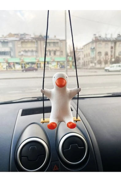 Sallanan Ördek Dikiz Ayna Süsü Yeni Trend Araba Süsü - Resim 3