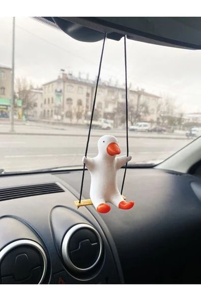 Sallanan Ördek Dikiz Ayna Süsü Yeni Trend Araba Süsü - Resim 2