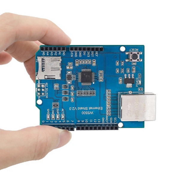 Arduino Ethernet Shield Wiznet W5500 3.3V SPI TCP/IP UDP Network Ağ Lan Haberleşme İnternet Iot - 2
