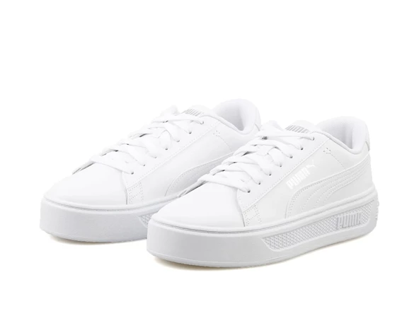 Puma Smash Platform V3 Beyaz Kadın Spor Ayakkabı 39075801 Beyaz - 3