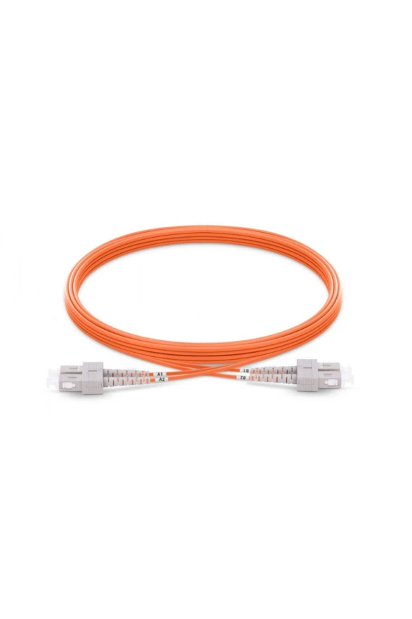 Fiber Optik Patch Kablo SC/SC Dupleks MM 10mt Patch Cord OM2