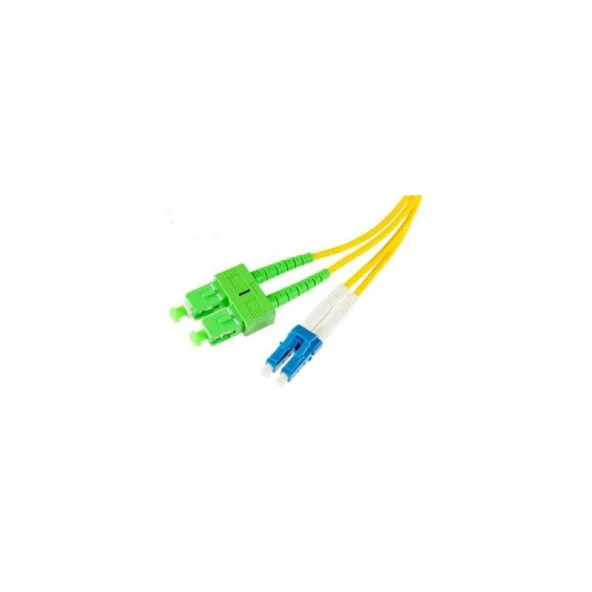 Fiber Optik Patch Kablo SCAPC/LCPC Dubleks SM 1m Patch Cord Çap 2mm