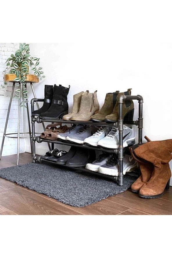 Dekoratif Borudan Ayakkabılık 75 Cm