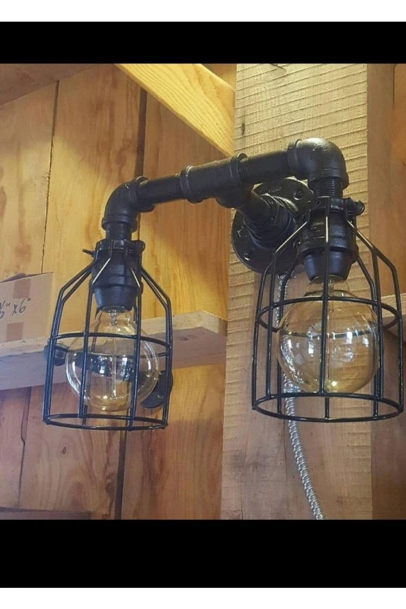 Dekoratif Duvara Borudan Lambader