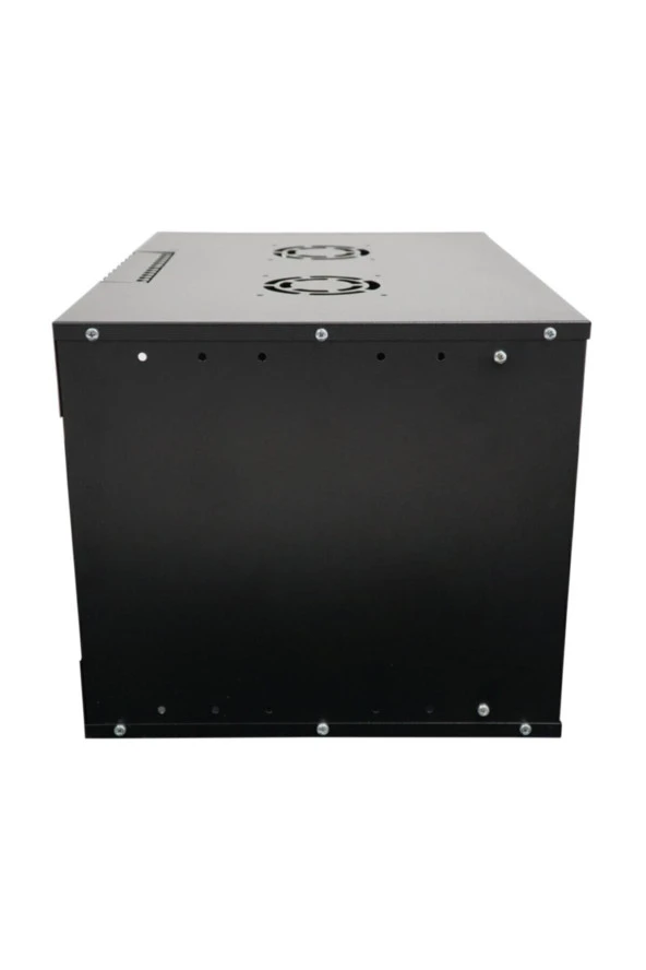 12U 545x400 Mm Duvar Tipi Soho Rack Kabinet Siyah 2 Yıl Üretici Garantili - 2