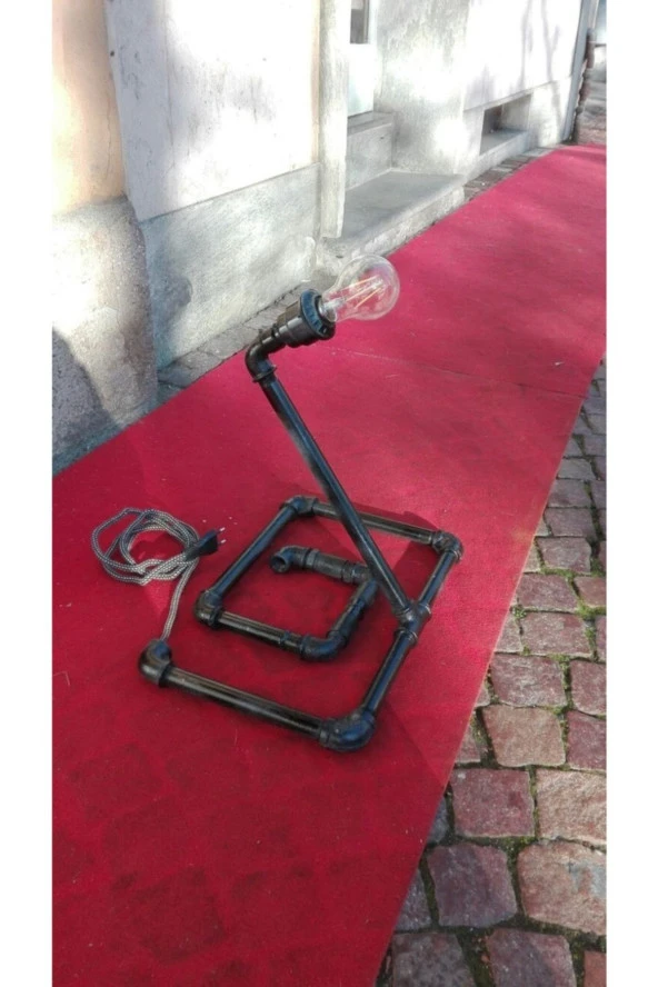 Dekoratif Borudan Masaüstü Aydınlatma Lambader - 2