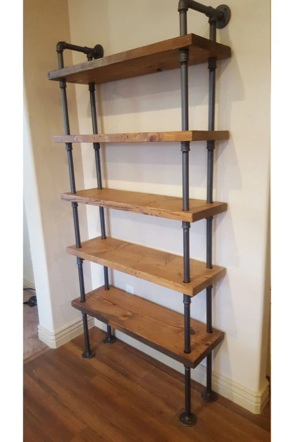 Dekoratif Duvara Borudan Raf ürün görseli 1