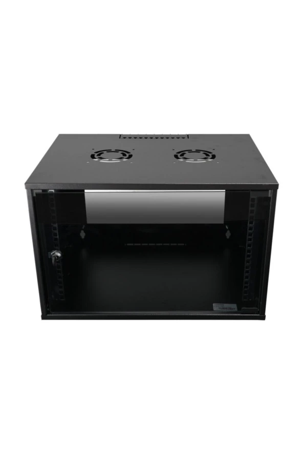 4U 600x600 Mm Duvar Tipi Soho Rack Kabinet Siyah 2 Yıl Üretici Garantili