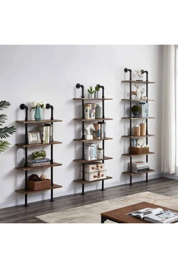 Dekoratif Duvara Borudan Raf - 2