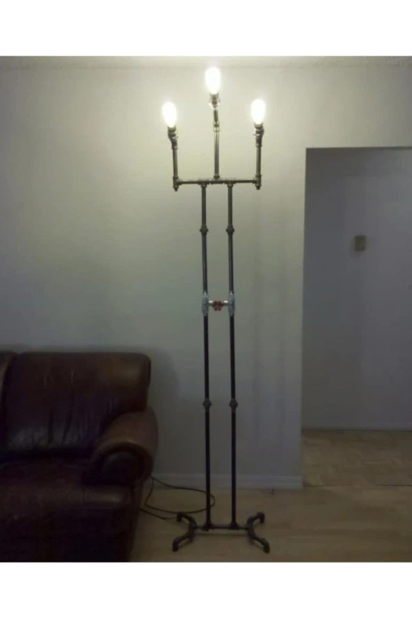 Dekoratif Salona Borudan Aydınlatma Lambader ürün görseli 1