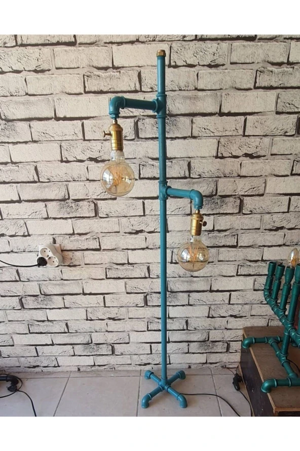 Dekoratif Salona Borudan Aydınlatma Lambader