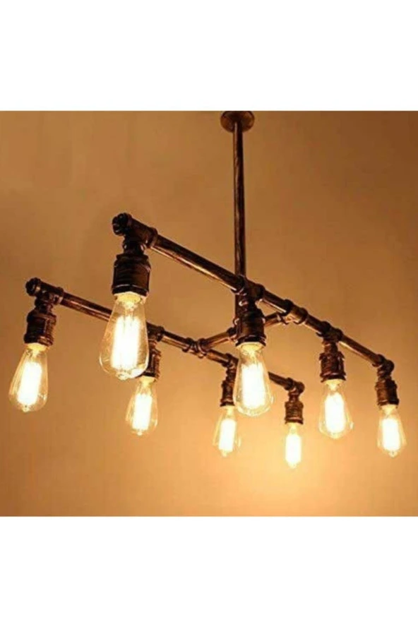 Dekoratif Tavana Borudan Aydınlatma Lambader ürün görseli 1