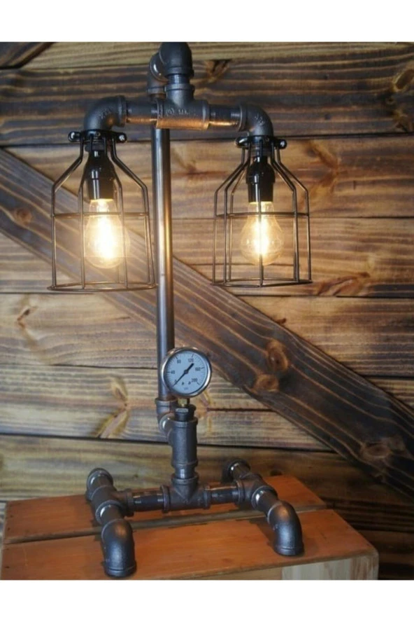 Dekoratif Masaüstü Borudan Aydınlatma Lambader ürün görseli 1