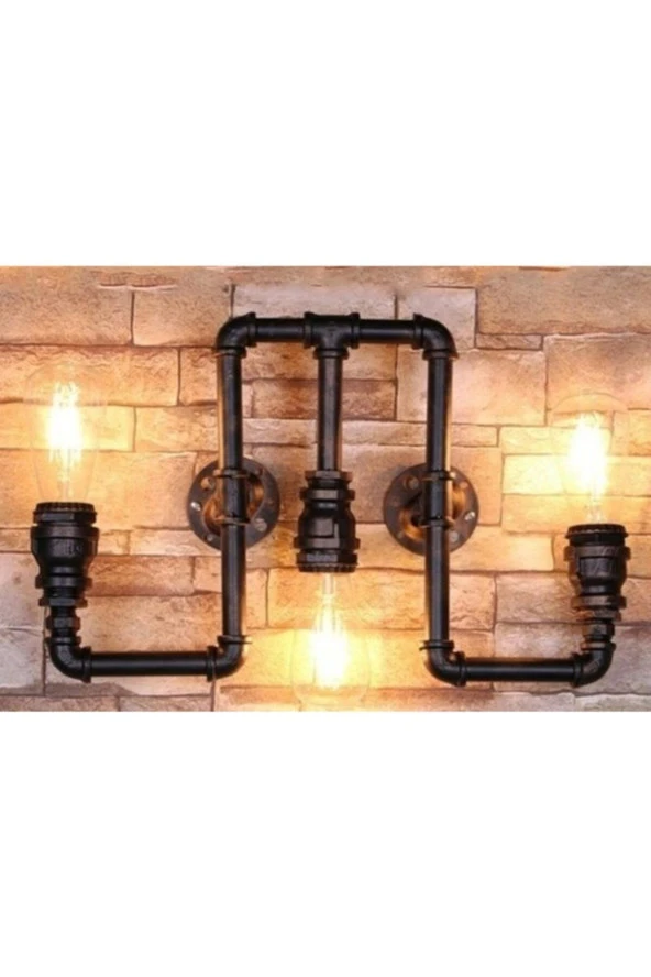 Dekoratif Duvara Aydınlatma Boru Lambader ürün görseli 1