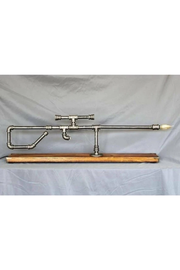 Dekoratif Masaüstü Silah Modeli Aydınlatma Boru Lambader ürün görseli 1