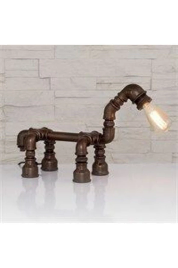 Dekoratif Masaüstü Hayvan Modeli Aydınlatma Boru Lambader