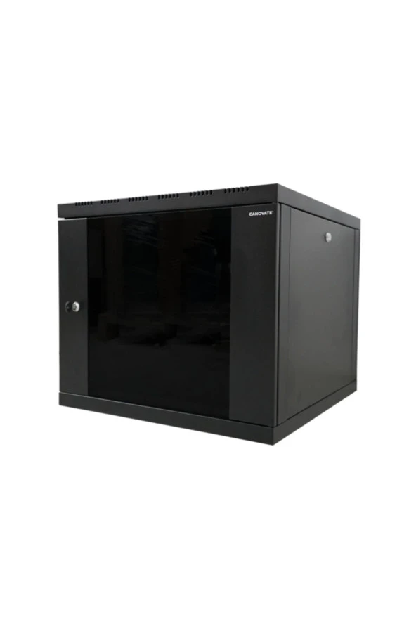 9u 19'' 600x560mm Duvar Tipi Kabinet Tek Gövdeli Siyah 2 Yıl Üretici Garantili - Resim 6