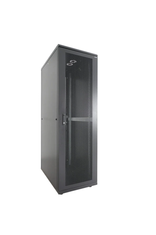 42u 600x1000mm 19'' Dikili Tip Server Rack Kabinet Siyah 2 Yıl Üretici Garantili