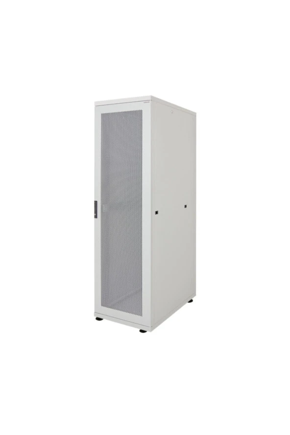 36u 600x1000mm 19'' Dikili Tip Server Rack Kabinet Gri 2 Yıl Üretici Garantili