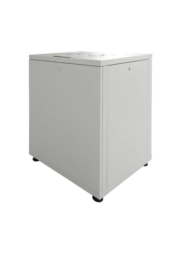 16u 600x600mm 19'' Dikili Tip Network Rack Kabinet Gri 2 Yıl Üretici Garantili - 4