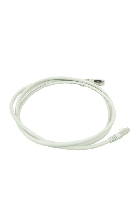 Bakır Patch Cord Cat6a Ftp 2mt Lszh Folyo Korumalı Gri 2 Yıl Üretici Garantili 2 Adet - Resim 2