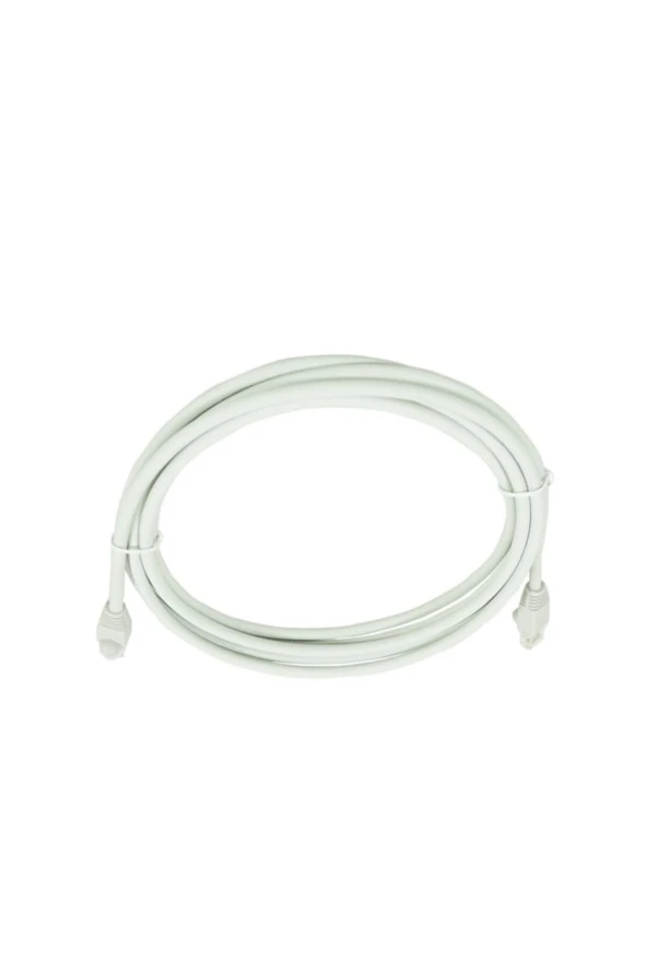 Bakır Patch Kablo Cat6a Utp 3mt Lszh Gri Patch Cord Korumasız 26 Awg 2 Yıl Garantili 2 Adet - 2