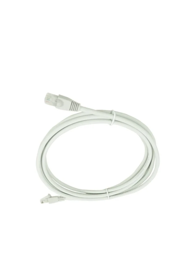 Bakır Patch Kablo Cat6a Utp 3mt Lszh Gri Patch Cord Korumasız 26 Awg 2 Yıl Garantili 2 Adet - 4