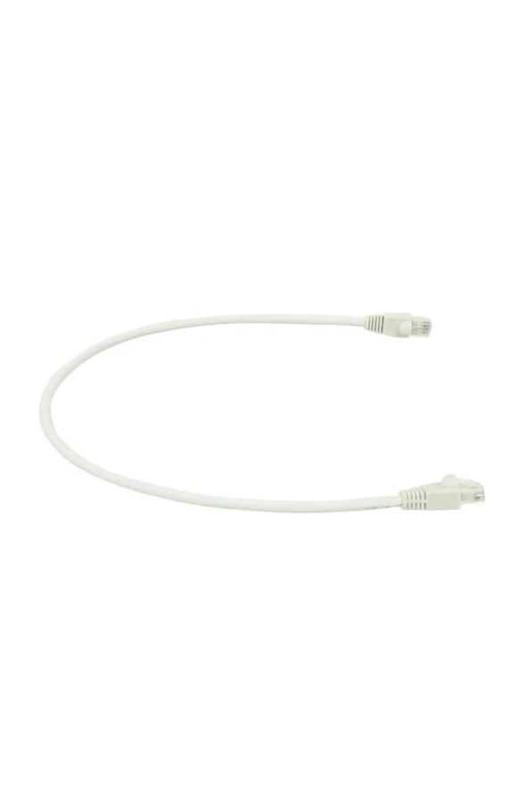 Bakır Patch Kablo Cat6 Utp 0,5mt Lszh Gri Patch Cord Rj45 Korumasız 2 Yıl Garantili 5 Adet - 2