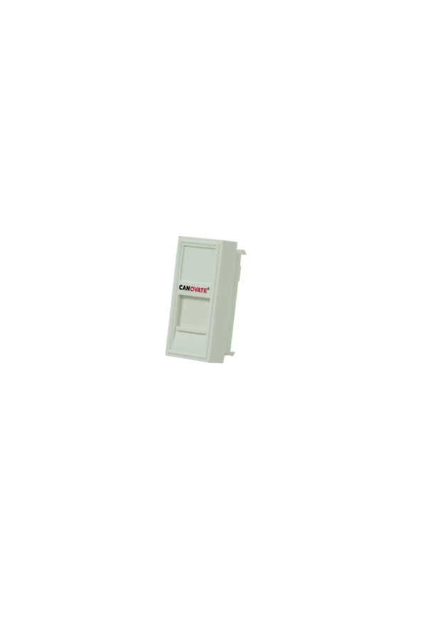 25 Adet Duvar Prizi 22,5x45mm Fildişi Renkli Faceplate - 2