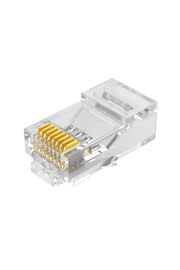 25 Adet Bakır Konnektör Cat6a Utp Rj45 Plug Soket 2 Yıl Üretici Garantili - 4