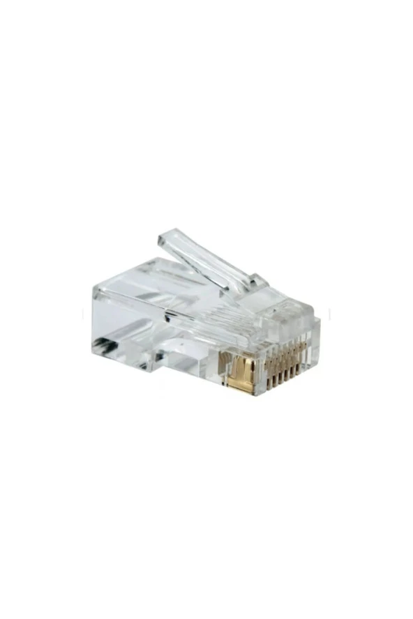 50 Adet Bakır Konnektör Cat6 Utp Rj45 Plug Soket 2 Yıl Üretici Garantili - 2