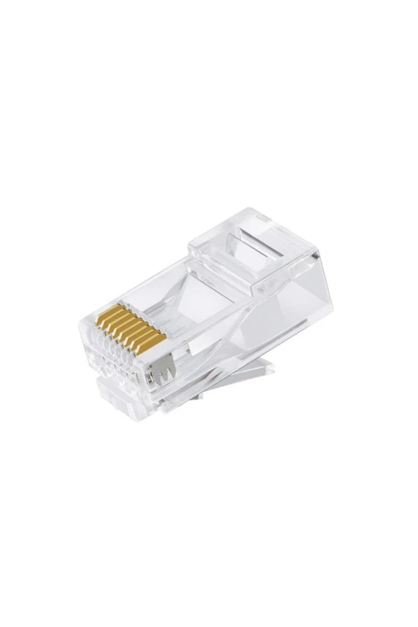 50 Adet Bakır Konnektör Cat6 Utp Rj45 Plug Soket 2 Yıl Üretici Garantili - 3