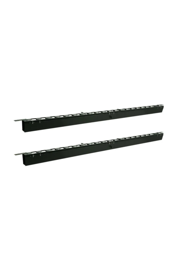 42u 800mm Kabinler Için Dikey Kablo Düzenleyici Siyah 2 Yıl Üretici Garantili - 2