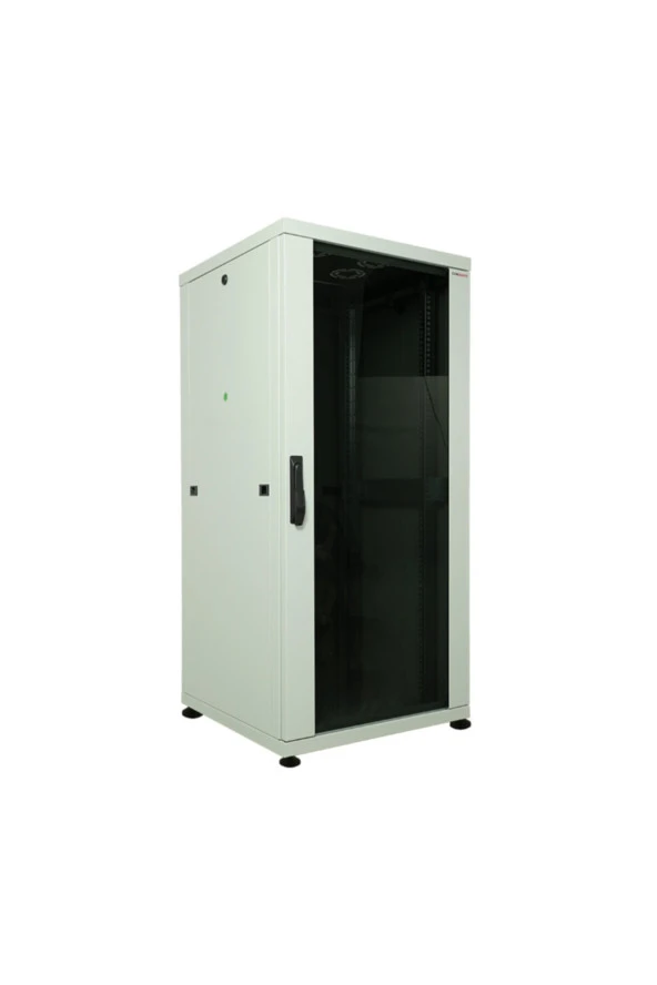 26u 600x600mm 19'' Dikili Tip Network Rack Kabinet Gri 2 Yıl Üretici Garantili - 2